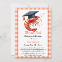 Graduation Party Shrimp Boil Invitation