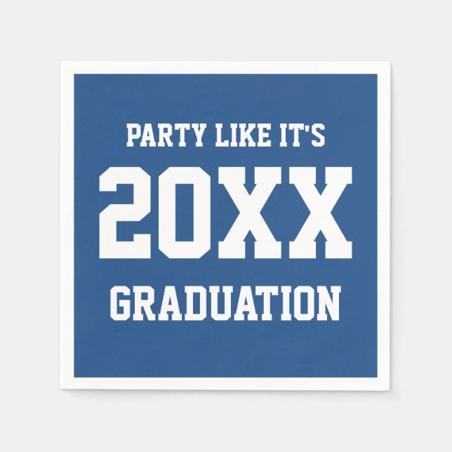 Graduation Party Stuff Supplies Ideas Napkins (Front)
