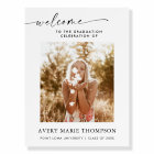 Graduation Party Welcome Sign | Boho Photo Welcome