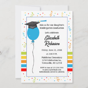 Graduation Pary Invitation Kindergarten graduation