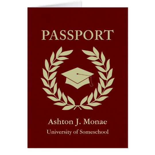 graduation passport card