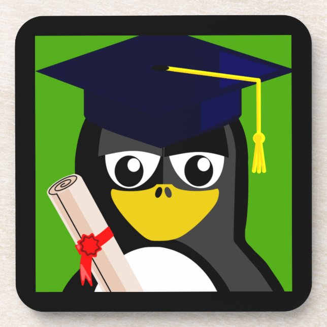 GRADUATION PENGUIN COASTER (Front)