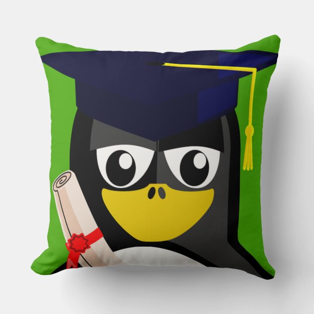 GRADUATION PENGUIN CUSHION (Front)