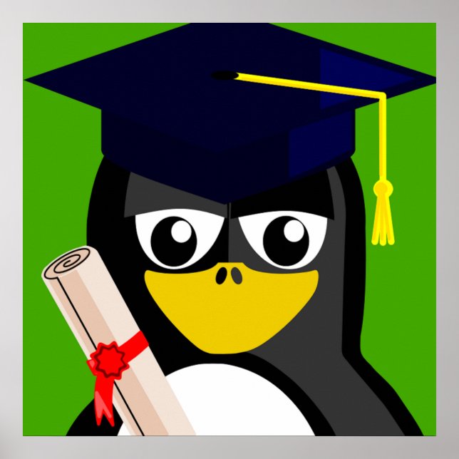 GRADUATION PENGUIN POSTER (Front)