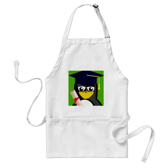 GRADUATION PENGUIN STANDARD APRON (Front)