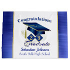 Graduation Personalised Blue & Gold