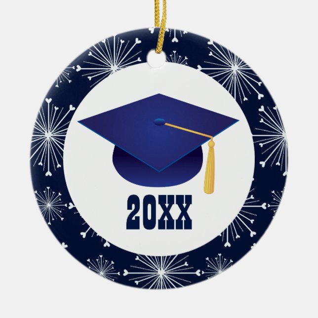 Graduation Personalised Christmas Ornament Gift (Front)