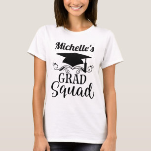 Graduation Personalised Grad Squad T-Shirt