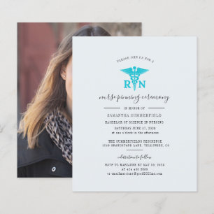 Graduation Photo 2025 Nurse Pinning Invitation