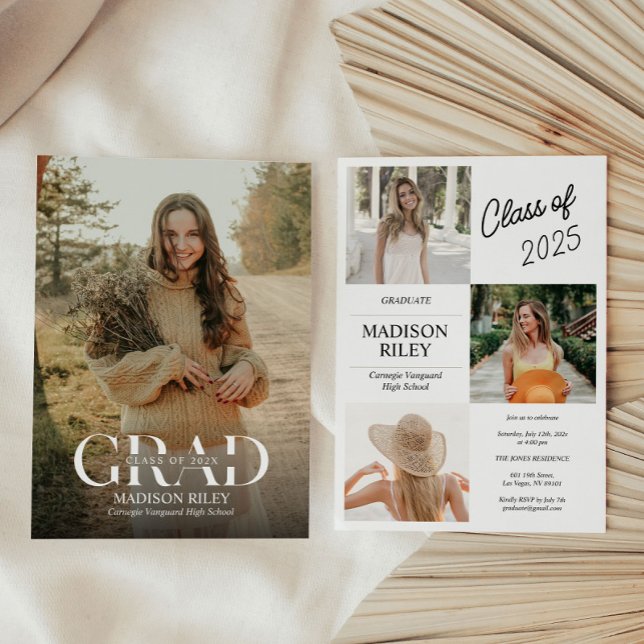 Graduation Photo Announcement and Invitation (Creator Uploaded)