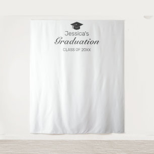 Graduation Photo Background Modern Minimalist Tapestry