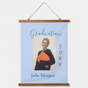 Graduation photo brown golden year 20XX namesimple Hanging Tapestry