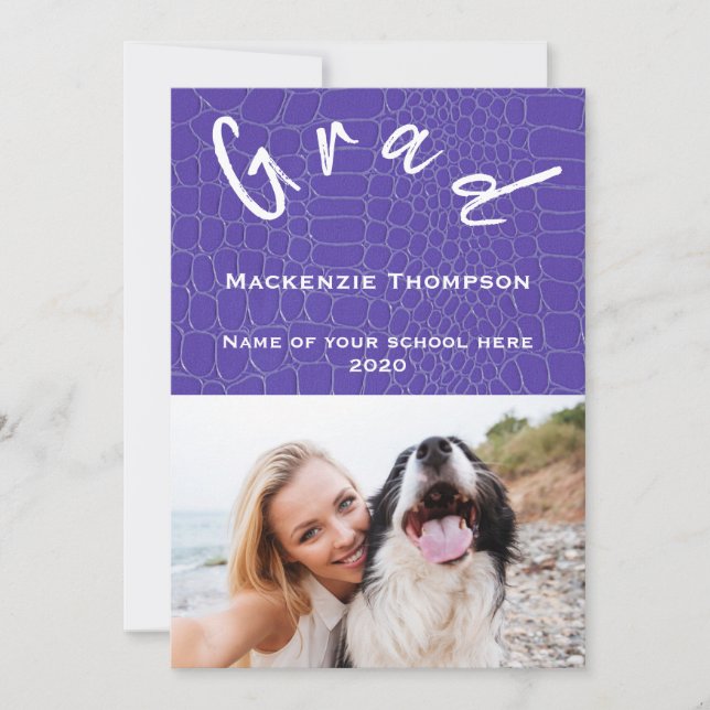 Graduation Photo card (Front)