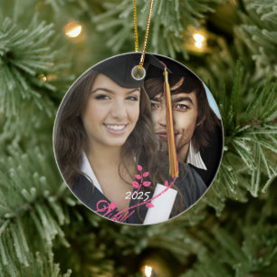 Graduation Photo Christmas Ornaments