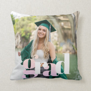 Graduation Photo Class of 2021 Graduate Cushion