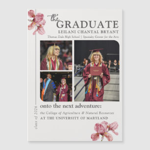 Graduation Photo Collage Announcement