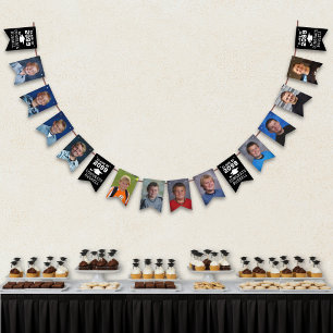 Graduation Photo Collage Class Year Party Bunting