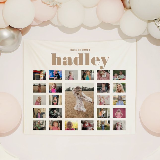 Graduation Photo Collage Tapestry (Creator Uploaded)