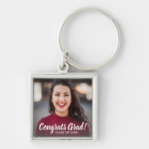Graduation Photo Congrats Grad Class 2018 Custom Key Ring