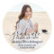 Graduation Photo & Elegant Black Script Class Year