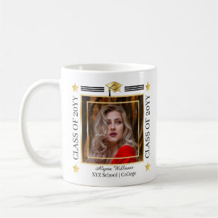 Graduation Photo Grad Cap School   Year Keepsake Coffee Mug