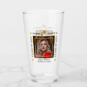 Graduation Photo Grad Cap School   Year Keepsake Glass
