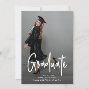 Graduation Photo Graduate Card
