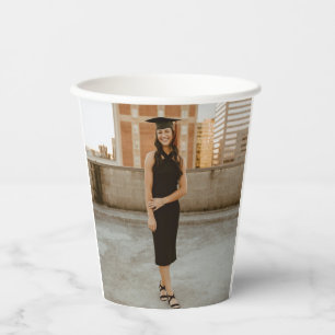 Graduation Photo High School College Party Paper Cups