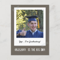 Graduation Photo - Instant Camera Frame