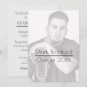 Graduation Photo Invitation - Filter in Place