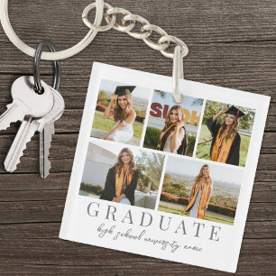 Graduation Photo Key Ring