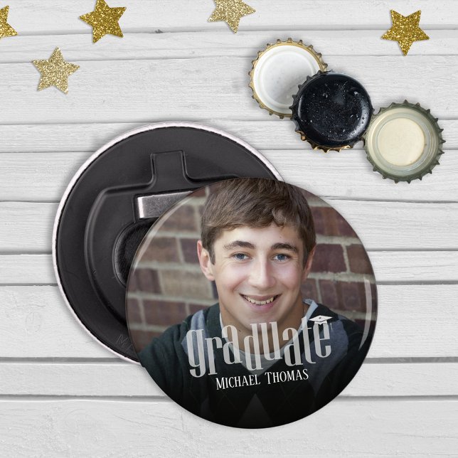 Graduation Photo Party Favour Bottle Opener (Creator Uploaded)