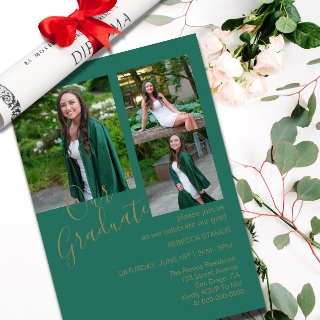 Graduation Photo Party Invitation (Creator Uploaded)