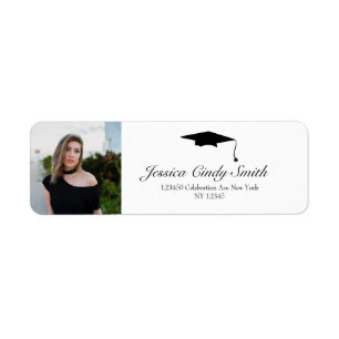 Graduation Photo Return Address Labels