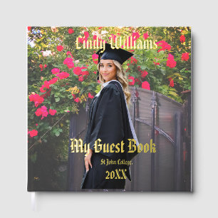 Graduation photo roses arch gate  guest book