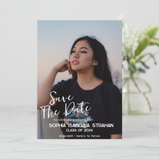 Graduation Photo Save The Date