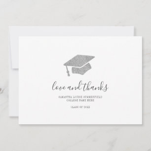 Graduation Photo Script 2024 Graduate Thank You Card
