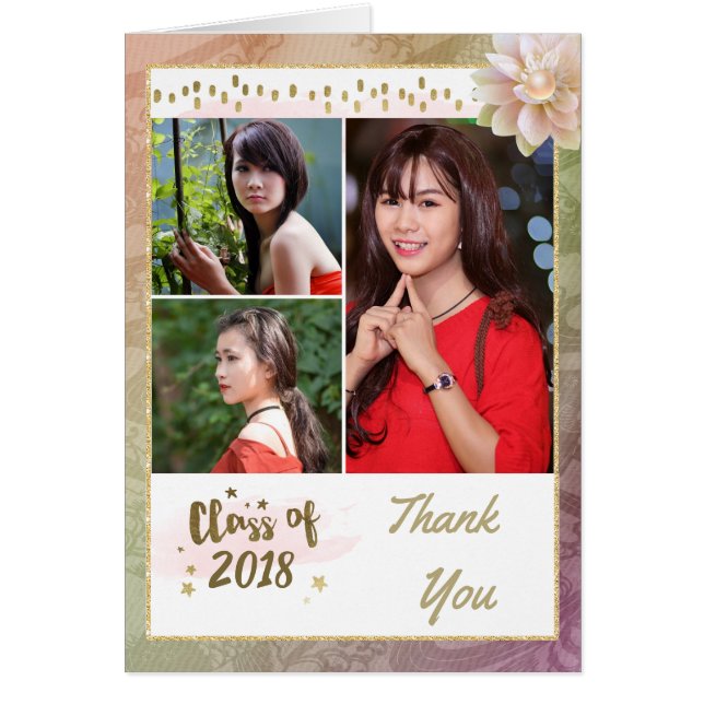 Graduation Photo Thank You (Front)