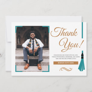 Graduation Photo Thank You Card