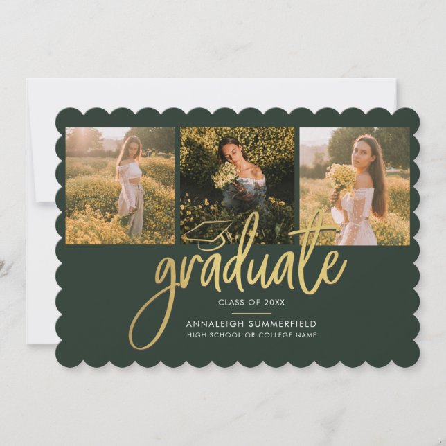 Graduation Photos Script Grad 2026 Announcement (Front)