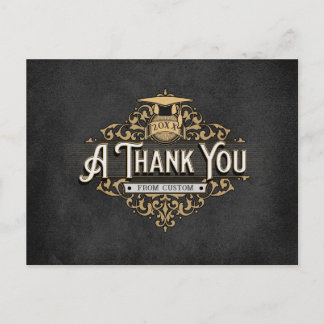 Graduation Postcards, masculine Thank You cards