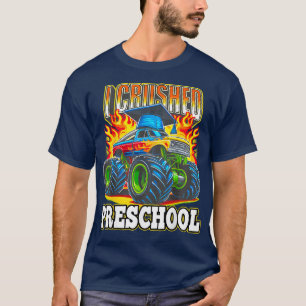 Graduation Preschool Monster Truck Boys I Crushed T-Shirt