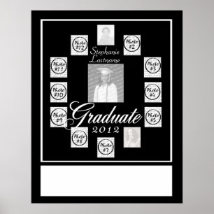 Graduation Progression Photo Keepsake Poster