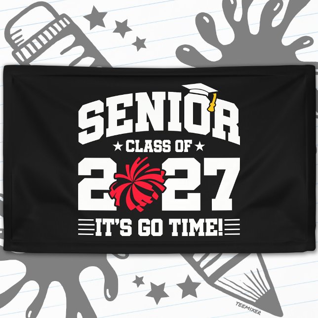 Graduation Quote Year Cheer Senior Class of 2027 Banner (Creator Uploaded)