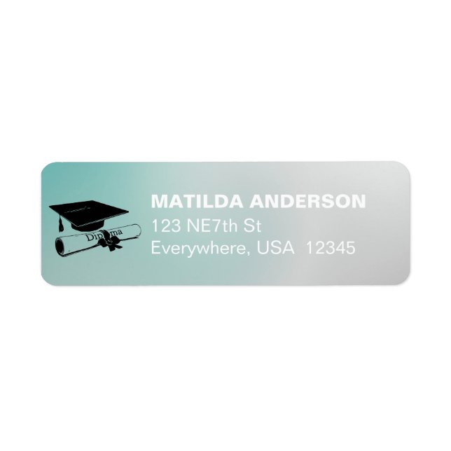 Graduation Return Address Label (Front)