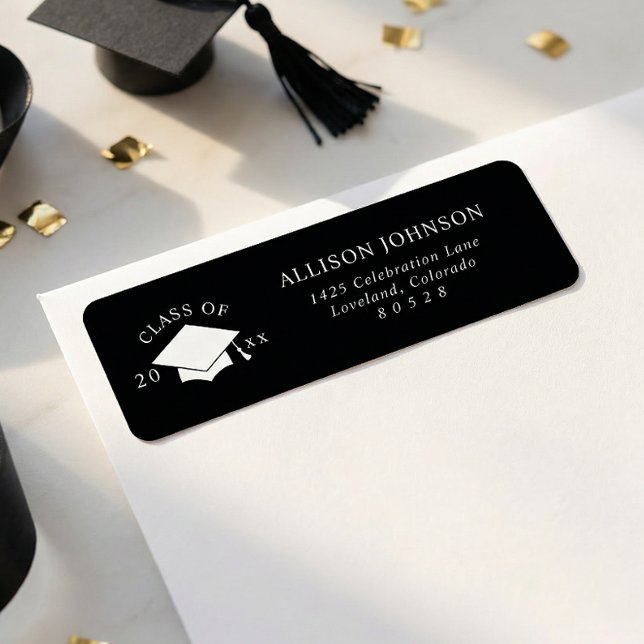 Graduation Return Address Label (Creator Uploaded)