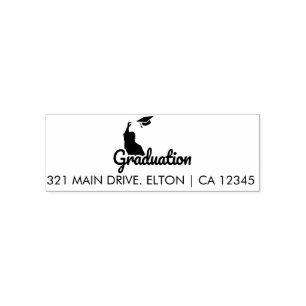 Graduation Return Address Self-inking Stamp