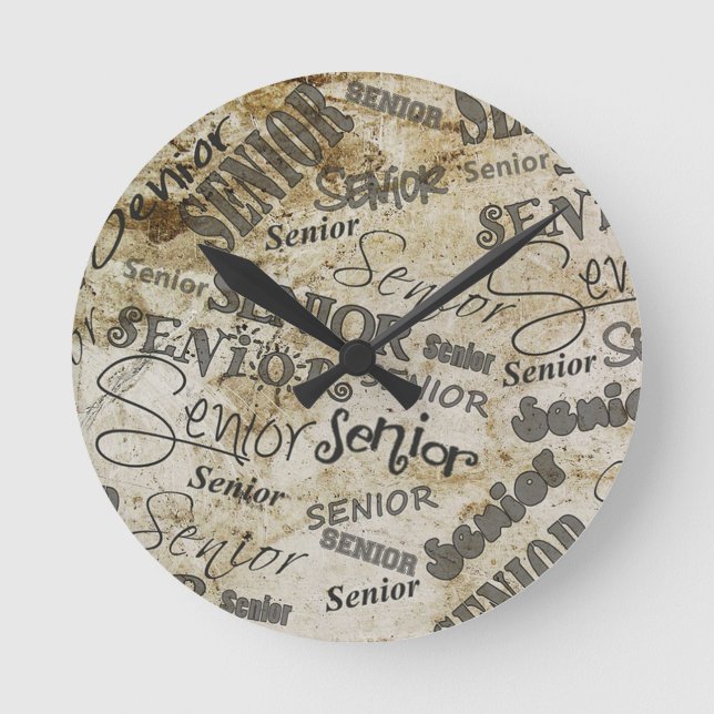 graduation round clock (Front)