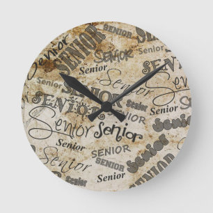graduation round clock