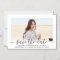 Graduation Save the Date 1 Photo Elegant Script